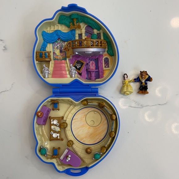 Blue Bird Other - 1995 Polly Pocket Disney Beauty and the Beast